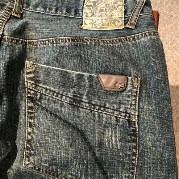 Men's FOX DENIM Throttle Jeans Size 36x32 - Picture 10 of 11